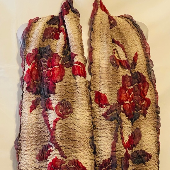 Fashion Accessories Accessories - Bohemian Shabby Chic -Ruby/Latte